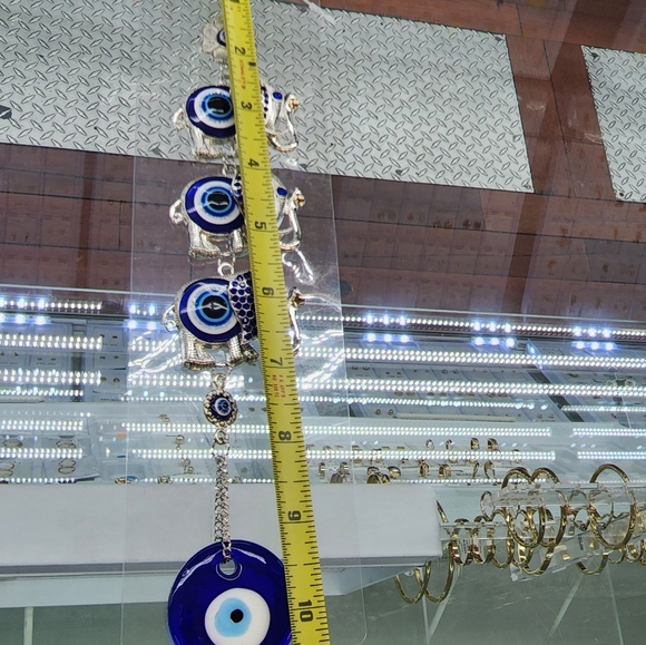 Brand New Evil Eye 3 Elephant with sunflower wall hanging - Picture 5 of 5